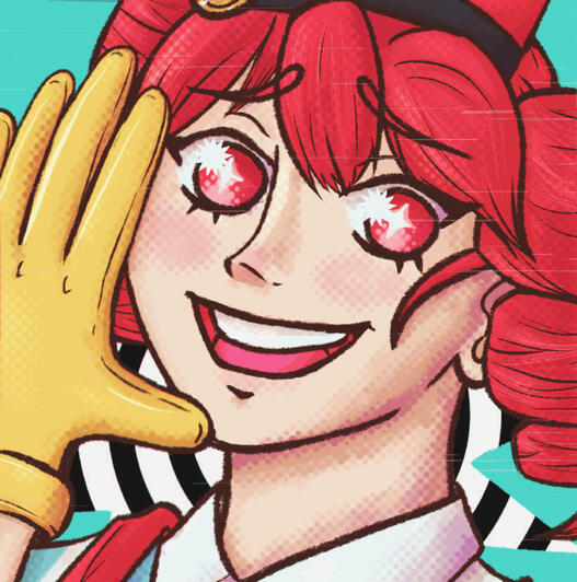 An illustration of Teto Kasane the Vocaloid, as featured in the video Mesmerizer.